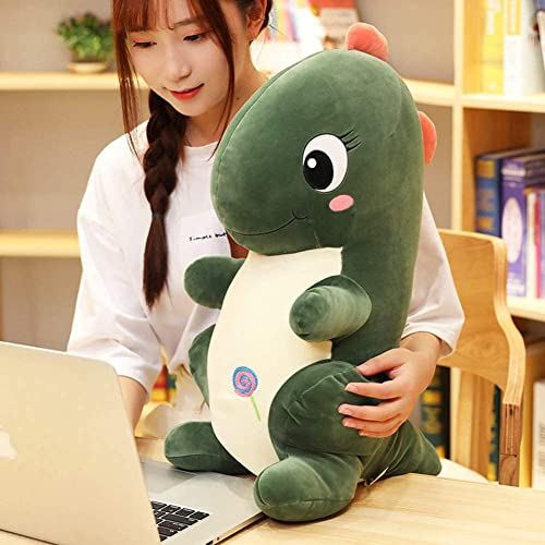 Kuschelweich Kuscheln, Dinosaurier Puppe Kleine Schlafen Kissen Mädchen Nette Bett Kind Puppe Puppe Super Weich 50 Cm, A, 40 cm (Color : A, Größe : 40cm)