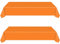 137 * 274cm Tischdecke Einweg Papiertischdecken Rolle Orange,2 Stück Kunststoff Party Tischdecken Papiertischdeck Roll wasserdichte Tischtuch für Weihnachten,Party,Kindergeburtstag,Hochzeiten