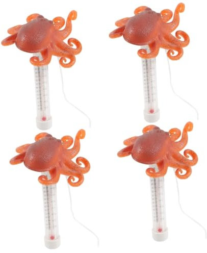 BESPORTBLE 4Pcs Termómetro water piscina termometro pisicina termometro bañera pool thermometer termometros temperatura termostatos flota volar termostato de nido agua sauna clima el plastico
