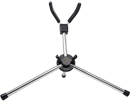 Jeffergarden Support de Sax Alto Pliable Support de Plancher Portable avec Sac de Transport en Alliage en Aluminium Saxophone Pliable