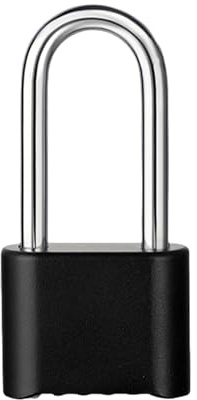 Zines Resettabile Lega Combinazione Lucchetti Pratici Grilli in Acciaio per Migliorare la Sicurezza Portatile per Armadietti Grilli in Acciaio Temprato