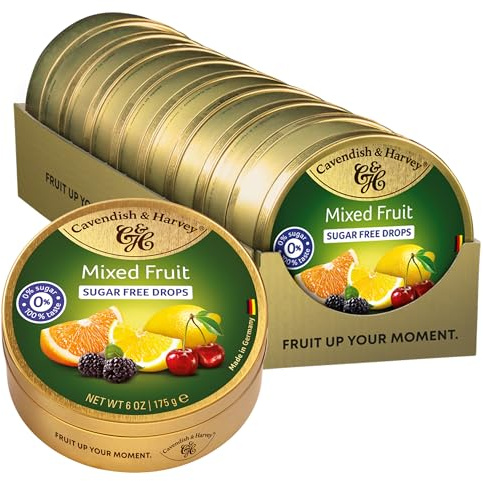 Cavendish & Harvey Sugar Free Mixed Fruit Drops (175g)