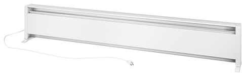 Cadet SoftHeat 59 Portable Electric Hydronic Baseboard Heater (Model: EPN1500W, Part: 13469), 5120 BTU, 120 Volt, 1500 Watt, White