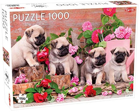 Tactic 1000 el. Puppy Pugs [Puzzle]