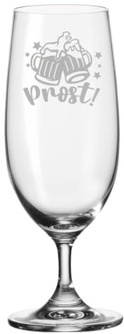 Leonardo Vaso de cerveza con grabado – Saludos de cerveza – Tulipán de cerveza como regalo para hombres – Idea de regalo para cumpleaños o Oktoberfest – Regalos para papá para el Día del Padre – 280