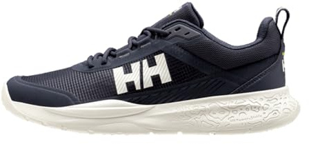 Helly Hansen Crew Low Sailing Shoe for Men - Lightweight, Breathable, Non-Slip Grip, Water-Resistant Deck Footwear, 597 Navy - 8