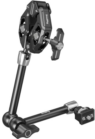 SMALLRIG Magic Arm Crab Claw Clamp, mit Anti-Deflection-Einziehbarem Stift, 1,5 kg Tragkraft für GoPro/für Insta360 / für DJI Action/für DSLR/für Licht/für Monitor/für Telefon - 5312