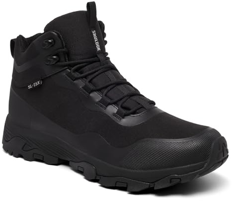 SHULOOK Men's Waterproof Hiking Boots Outdoor Lightweight Breathable Trekking Camping Mountaineering Shoes