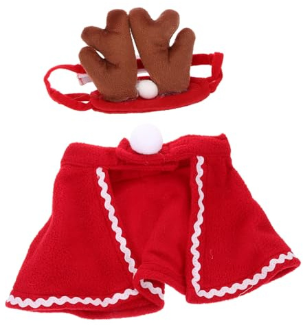TOYANDONA Mantello per Gatti e Cani Vestito per Animali Domestici Design Semplice e Comodo Accessorio Decorativo per Feste per Occasioni Speciali e Scatti Fotografici