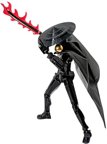 Ensemble de 13 figurines articulées imprimées en 3D, décorations de bureau pour les amateurs de jeux vidéo. A01