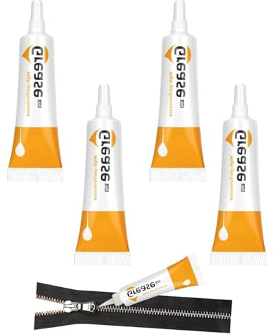 ZKUNL 4 pezzi Zipper Lubricant Snap and Zipper Lubricant Snap Lube Stick Tube Lubrificante Per Cerniere Lubrificante per Cerniere Lampo e Bottoni Automatici Zip Cera Lubrificante con cerniera