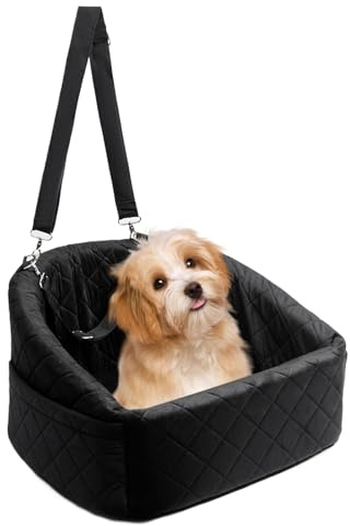 Sillita de Coche para Perros | Asiento para Mascotas En El Automóvil,Cojín De Seguridad para Cachorros En El Auto - para Viajes por Carretera Camping Urbano Al Aire Libre Y Desplazamientos Diarios En