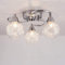 AUROLITE AL1033 BOLLA 3xG9 LED Semi Flush Ceiling Light, Polished Chrome Finish, 12W, Warm White (3000K), Ideal for Living Room, Bedroom, Kitchen, and Hallway