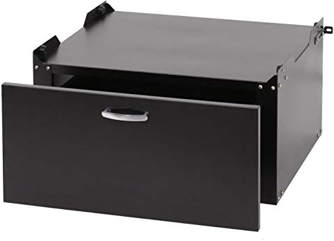 Mendler Waschmaschinenunterschrank HWC-E50, Sockel Podest Erhöhung Untergestell, Schublade 33x61x52cm - schwarz