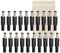 20x Spina alimentazione 12V maschio - Connettore 5,5x2,1mm da saldare - Adaptout marca francese