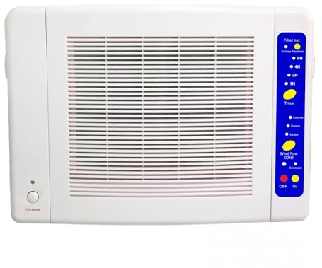 Generador de Ozono Ionizador | Purificador de Aire Filtro hepa y carbón | Bombilla UV Ultravioleta