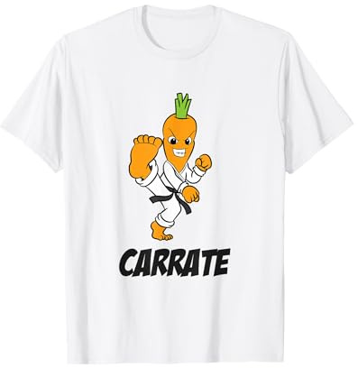 Karaté carotte Enfants Ceinture noire Karaté uniforme T-Shirt