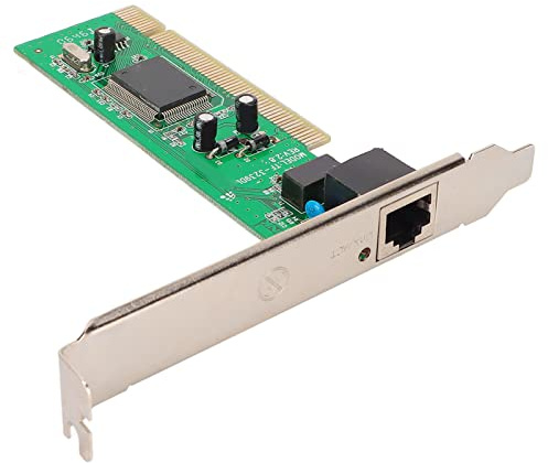 Tarjeta de Red PCIe, RTL8139D 10/100Mbps Ethernet Tarjeta de Red PCI Express, Adaptador de Tarjeta de Internet con Cable RJ45, Adaptador de Red PCIE para PC de Escritorio