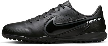 NIKE Men's Tiempo Legend 9 Academy Tf Sneaker, Black Dk Smoke Grey Summit White, 7.5 UK