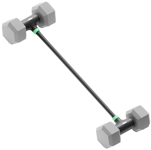 Gymbodiez Multibell Langhantel - Verwandel deine Kurzhanteln in eine Langhantel - 105cm Länge - Fitnessgeräte für Zuhause, Kurzhanteln 2er Set, Hanteln Set, Verstellbare Hanteln