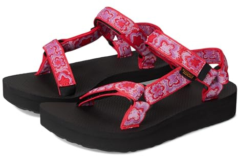 Teva MIDFORM UNIVERSAL Womens Sandals Neon Floral Pink/Purple