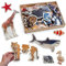 Ulanik Tiere Puzzle, Spiele ab 3 Jahren, Holz Puzzle ab 3 Jahre, Jigsaw Puzzle, Lernspiele ab 3 Jahre, Vorschule Spiele für Kleinkinder — 29 Tiere Figuren Puzzel