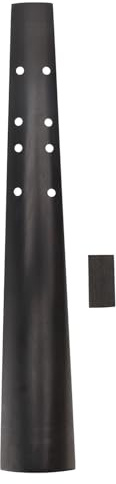 1/2 Storlek Violin Fingerboard Oavslutad Svart Ebenholts Träfretboard för Fioldelarersättning