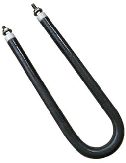 Elemento riscaldante elettrico tubolare ad aria calda tipo U 220 V in acciaio inossidabile, for la riparazione di forni/stufe/fornaci.(300w L150mm)