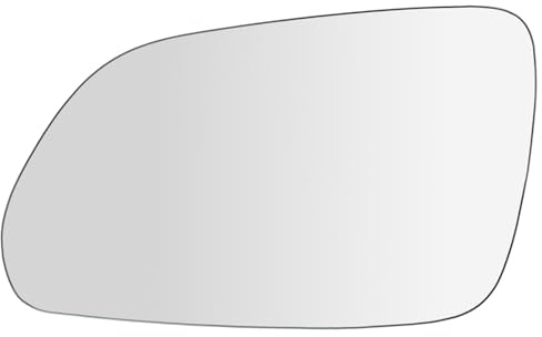 Suysion Cristal de Espejo Calefactable Izquierdo para VW Polo 9N 2005-2009 y Skoda Oktavia 2004-2008 Cristal de Espejo Retrovisor Reemplazar Retrovisor Exterior Ajustable Adecuado