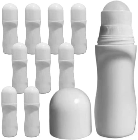 Aplicador de protector solar para niños adultos 10 piezas 50 ml Aplicador de rollero solar recargable de curvado carpado para viajes en la de la playa ..