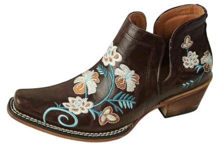 Women's Shiny Patent Leather Square Toe Heel for Oktoberfest, Western Cowboy Boots with English Strap, Pumps, Traditional Bavarian Anti-Skavel Shoes