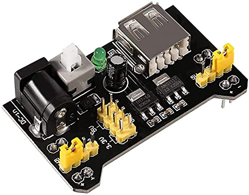 UMTMedia® Breadboard Power Supply Module 3.3V - 5V For Arduino Raspberry PI Bread Board MB102