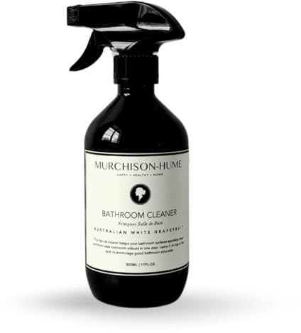 Murchison-Hume Powerful, Plant-based, Multi-Surface Bathroom Cleaner Spray for Basins, Tubs, Tiles, and Toilets. Eliminates Odor, 17oz, Australian White Grapefruit