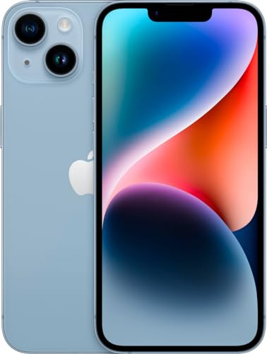 Apple iPhone 14, 128GB, Blue - Locked to AT&T (Renewed)