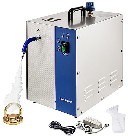 1300w Jewellery Steam Cleaner Machine, 2l/4l Smyckesbricka I Rostfritt StåL, Guld Och Silver Smycken Cleaner Steamer, FöR Ringar, Klockor, öRhäNgen, GlasöGon,2L