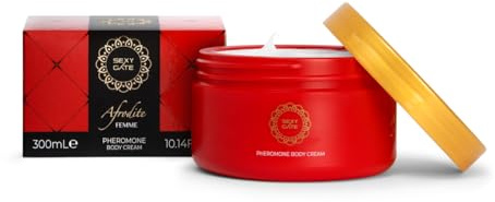 Sexy Gate Afrodite Pheromone | Body Cream 300ml - Crema Corpo per Donna con Feromoni, Idratante e Seducente