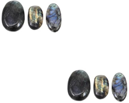 PRETYZOOM 2 Set Pietra di Naturale Cristalli in Piedi Rustico Falso Impostore Scavare Decorazione Camera per Impianti Decorativo Parete Kit Cristallo Naturale 3 Pezzi * 2