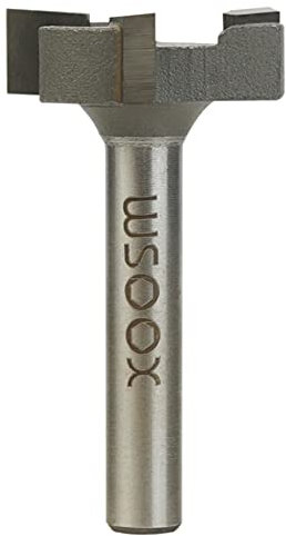 WSOOX Fresas vástago de 6mm Brocas fresadoras para tabla de snowboard CNC para fresadora de madera, fresa de rebajadora de losa