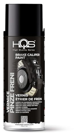 HQS High Quality Spray Bombe aérosol 400 ml de peinture pour Etrier de Frein, Noir