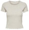 ONLY Damen Onlemma S/S Short Top Noos JRS, Pumice Stone/Detail:Melange, L
