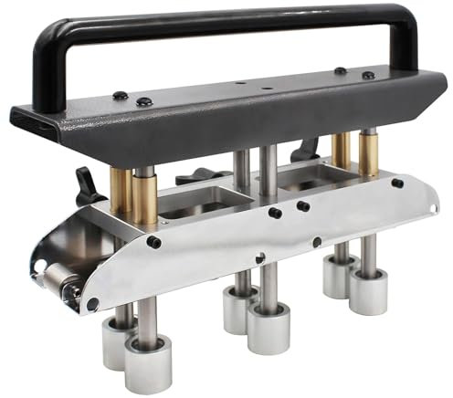 Piegatrice per Bordi a Tre Stazioni, Angolo da 0 a 90 Gradi 13-130 Mm Utensile per Piegare i Metalli con Rullo per Bordi di Piegatura, Strumenti per Coperture con Aggraffatura