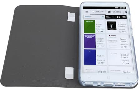 Elektronischer Buchleser, 5 Zoll Farb LCD Touchscreen, Tragbarer E Book Reader, 1+8 GB WLAN, Bluetooth, Digitaler Buchleser für Studenten und Teenager