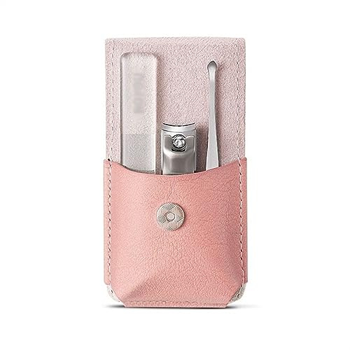 Set de manicura, Juego de manicura de 3 piezas, cortaúñas, lima de uñas y cuchara for cavar orejas, juego de cortaúñas portátil personal, herramientas de cuidado de uñas de viaje personal for hombres