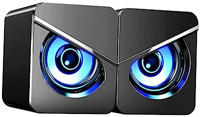 HOMSFOU Altoparlante per Computer USB Creativo per Casa Uso Desktop Speaker Esterno Acustico Senza Interferenze qualità Suono Resistente Pratico Alimentazione Corpo Umano Sicuro