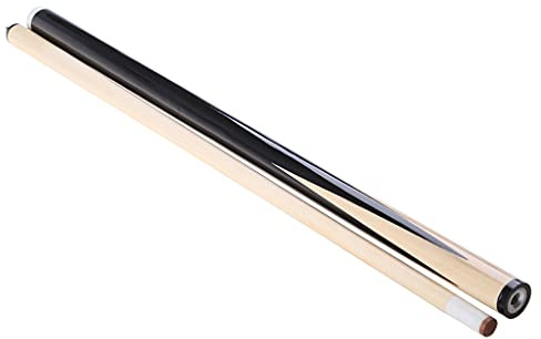 DOSERTY Queue De Billard 120 Cm Adulte, Lot de 2 queues de Billard 120 cm à Assembler avec Pointe de 12 mm pour Enfant et Adulte Idéal pour Les Espaces Restreints Et Les Jeunes - 47in