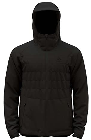 Odlo Regenjacke Herren Ascent S-Thermic Hooded I Wasserdichte Hardshell Jacke I Wanderjacke
