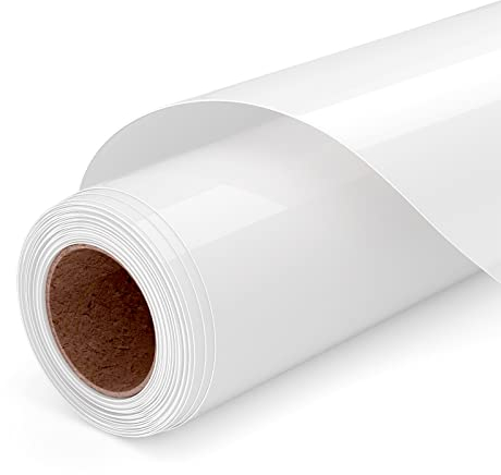 HKC Sublimation HTV - 12 x 6ft - Transparentes Sublimationsvinyl für Hellfarbige Hemden - Leuchtende Farben Dauerhaft und nicht verblassend(matte)