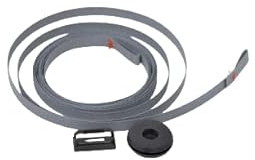 Jalousie Warema Reparatur Set inklusive Texband, Endgummi und Texbandhalter (Schwarz 250cm)