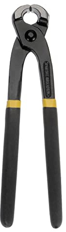 HARFINGTON End Cutting Pliers 9 Nail Concreters' Nippers Puller Plier with Black PVC Handle for DIY Crafts Jewelry Making