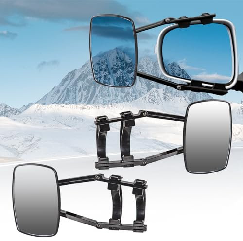 2 specchietti retrovisori universali per roulotte, specchietti retrovisori retrovisori, specchietti retrovisori regolabili, specchietti laterali, specchi per roulotte e roulotte
